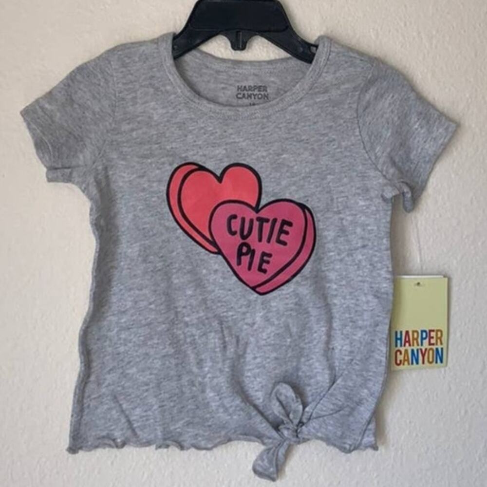 5/$25 NWT Harper Canyon Girls Cutie Pie Tee